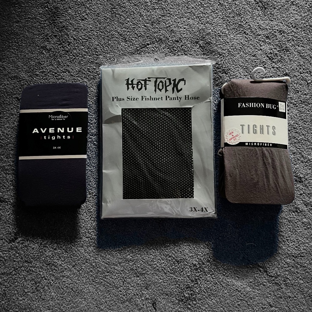 Three Pair Opaque Tights